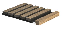 Zakončovací lišta G21 pro akustický panel, teak