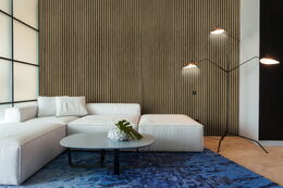 Zakončovací lišta G21 pro akustický panel, teak