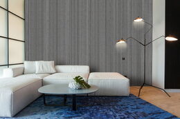 Zakončovací lišta G21 pro akustický panel, tmavě šedý dub