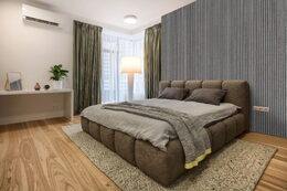 Zakončovací lišta G21 pro akustický panel, tmavě šedý dub