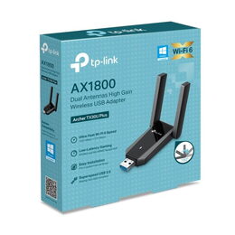 USB klient TP-Link Archer TX30U Plus AX 1800 adaptér, 2,4/5GHz, USB 3.0