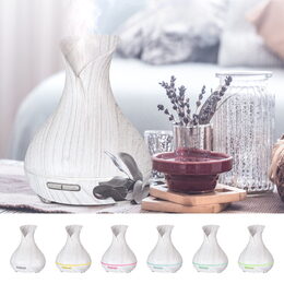 Aroma difuzér Sixtol Vulcan bílé dřevo 350ml