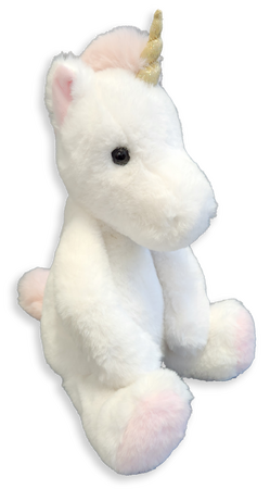 Jednorožec bílý plyšový 40 cm