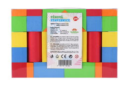 Stavebnice pěnová 29ks v plastové krabici 24,5x16x4cm