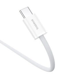 Kabel Baseus Superior 2 USB-C/USB-C 2m 100W bílý