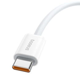 Kabel Baseus Superior 2 USB-C/USB-C 2m 100W bílý