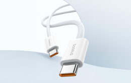 Kabel Baseus Superior 2 USB-C/USB-C 2m 100W bílý
