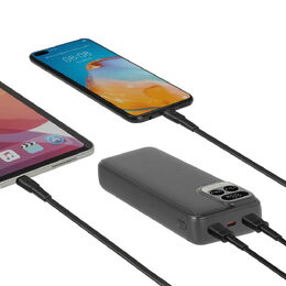 Riva Power VA2521 powerbanka Quick Charge 20W s LDC displejem 20000mAh