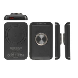 Riva Power VA2603 Magsafe Qi 5000mAh bezdrátová powerbanka  15W + QC/PD 20W s dr