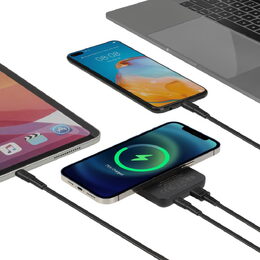 Riva Power VA2603 Magsafe Qi 5000mAh bezdrátová powerbanka  15W + QC/PD 20W s dr