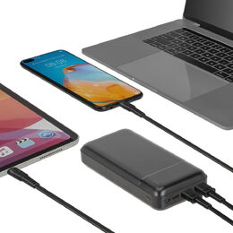Riva Power VA2102 powerbanka 20000mAh QC/PD 22,5W, černá