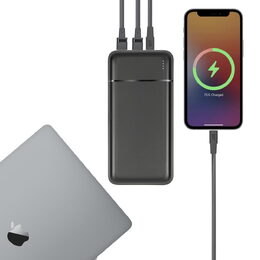 Riva Power VA2102 powerbanka 20000mAh QC/PD 22,5W, černá