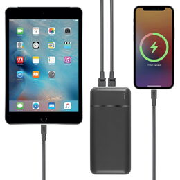 Riva Power VA2103 powerbanka 30000mAh QC/PD 22,5W, černá