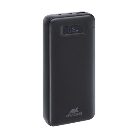 Riva Power VA1082 powerbanka 20000mAh PD 65W s LCD pro notebooky, černá