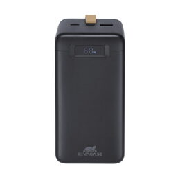 Riva Power VA1084 powerbanka 40000mAh PD 65W s LCD pro notebooky, černá