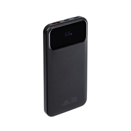 Riva Power VA2211 powerbanka 10000mAh QC/PD, 3 integrované kabely, černá