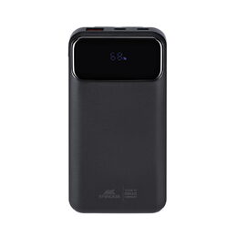 Riva Power VA2211 powerbanka 10000mAh QC/PD, 3 integrované kabely, černá