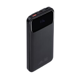 Riva Power VA2211 powerbanka 10000mAh QC/PD, 3 integrované kabely, černá