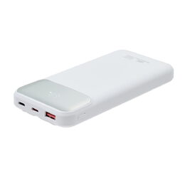 Riva Power VA2211 powerbanka 10000mAh QC/PD, 3 integrované kabely, bílá