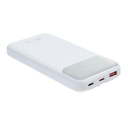 Riva Power VA2211 powerbanka 10000mAh QC/PD, 3 integrované kabely, bílá