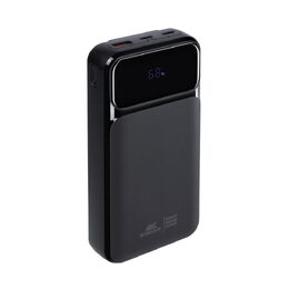 Riva Power VA2221 powerbanka 20000mAh QC/PD, 3 integrované kabely, černá
