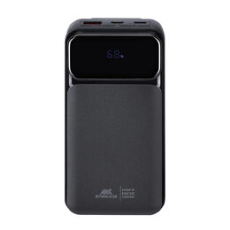 Riva Power VA2221 powerbanka 20000mAh QC/PD, 3 integrované kabely, černá