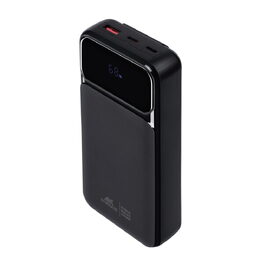 Riva Power VA2221 powerbanka 20000mAh QC/PD, 3 integrované kabely, černá