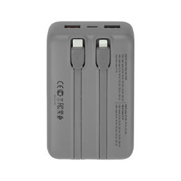 Riva Power VA2612 powerbanka 20000mAh ENG PD 30W, 2 integrované kabely