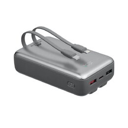 Riva Power VA2612 powerbanka 20000mAh ENG PD 30W, 2 integrované kabely