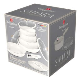 BERLINGERHAUS Sada nádobí s titanovým povrchem 13 ks Sahara Nordic Collection BH-8420