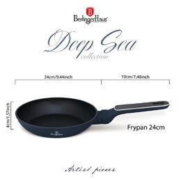 BERLINGERHAUS Pánev s titanovým povrchem 24 cm Deep Sea Collection BH-8365