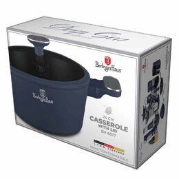 BERLINGERHAUS Kastrol s titanovým povrchem a poklicí 24 cm Deep Sea Collection BH-8377