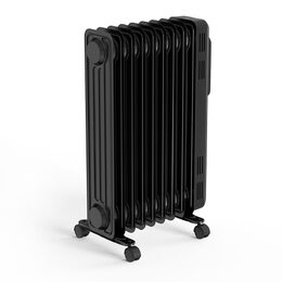 Radiátor Black+Decker, BXRA2001E, olejový, 9 žeber, 3 stupně tepelné intenzity,
časovač, dotykový displej, 2000 W