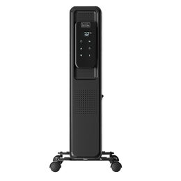 Radiátor Black+Decker, BXRA2001E, olejový, 9 žeber, 3 stupně tepelné intenzity,
časovač, dotykový displej, 2000 W