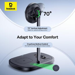 Bezdrátová nabíječka 3v1 Baseus EnerFill FS41 22,5W černá