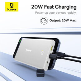Powerbanka Baseus PicoGo 10000mAh, 20W bílá