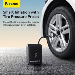 Powerbanka Baseus Super Energy 8000mAh, se startovacími kabely a kompresorem černá