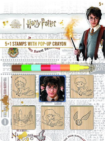 JIRI MODELS Razítka 5+1 s voskovkami/ Harry Potter