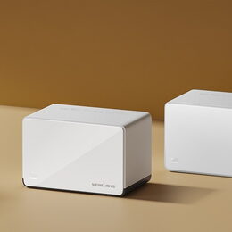 WiFi router TP-Link Mercusys Halo H85X(2-pack) WiFi 6, AX3000, 1x 2,5GLAN, 2x GLAN2,4/5 GHz