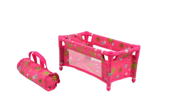 Teddies Postýlka pro panenky rozkládací