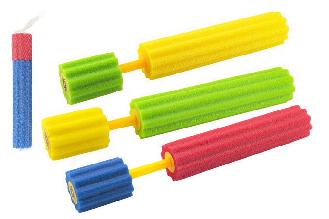 Teddies Vodní trubice pěnová stříkací 35cm asst