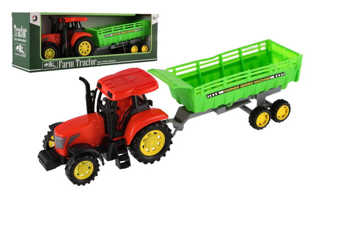 Teddies Traktor s vlekem na setrvačník 35 cm