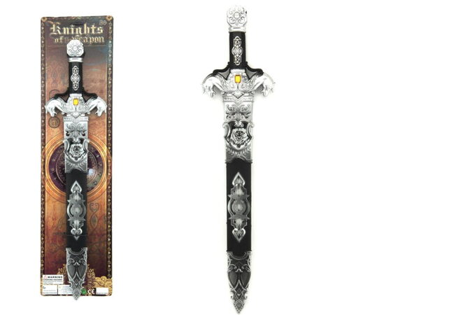 Teddies Meč v pouzdru 53cm plast na kartě