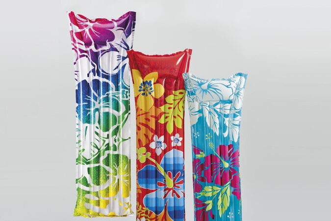 Intex 59720 Fashion Lehátko nafukovací 183x69cm asst 3 barvy v sáčku