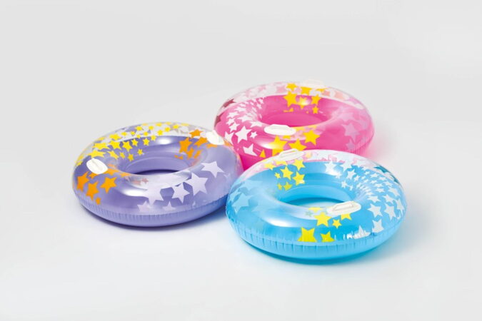 Kruh nafukovací 91cm 3 barvy 9+