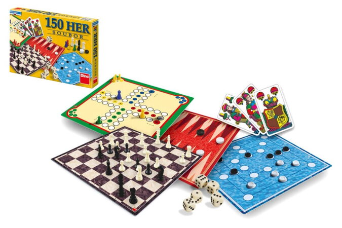 Soubor her 150 společenská hra v krabici 33x23x3,5cm