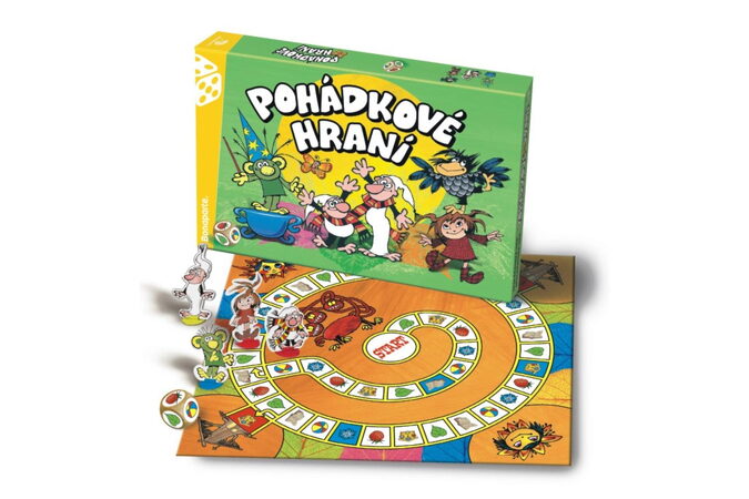 Pohádkové hraní Večerníček společenská hra v krabici 35x23x4cm