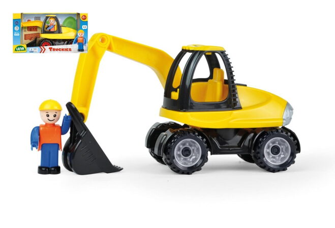 Lena truck Bagr 01621 plast 25cm v krabici 24m+