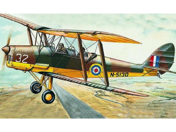 Směr Model D.H.82 Tiger Moth 1:48 15,4x19cm v krabici 31x13,5x3,5cm