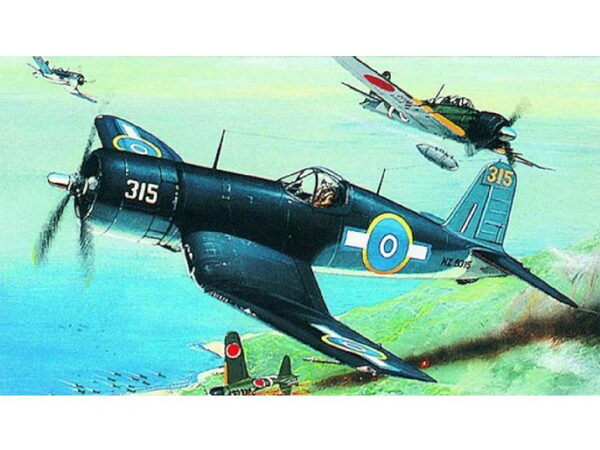 Směr Model F4U-1 Corsair 1:72 14,1x17,3cm v krabici 25x14,5x4,5cm